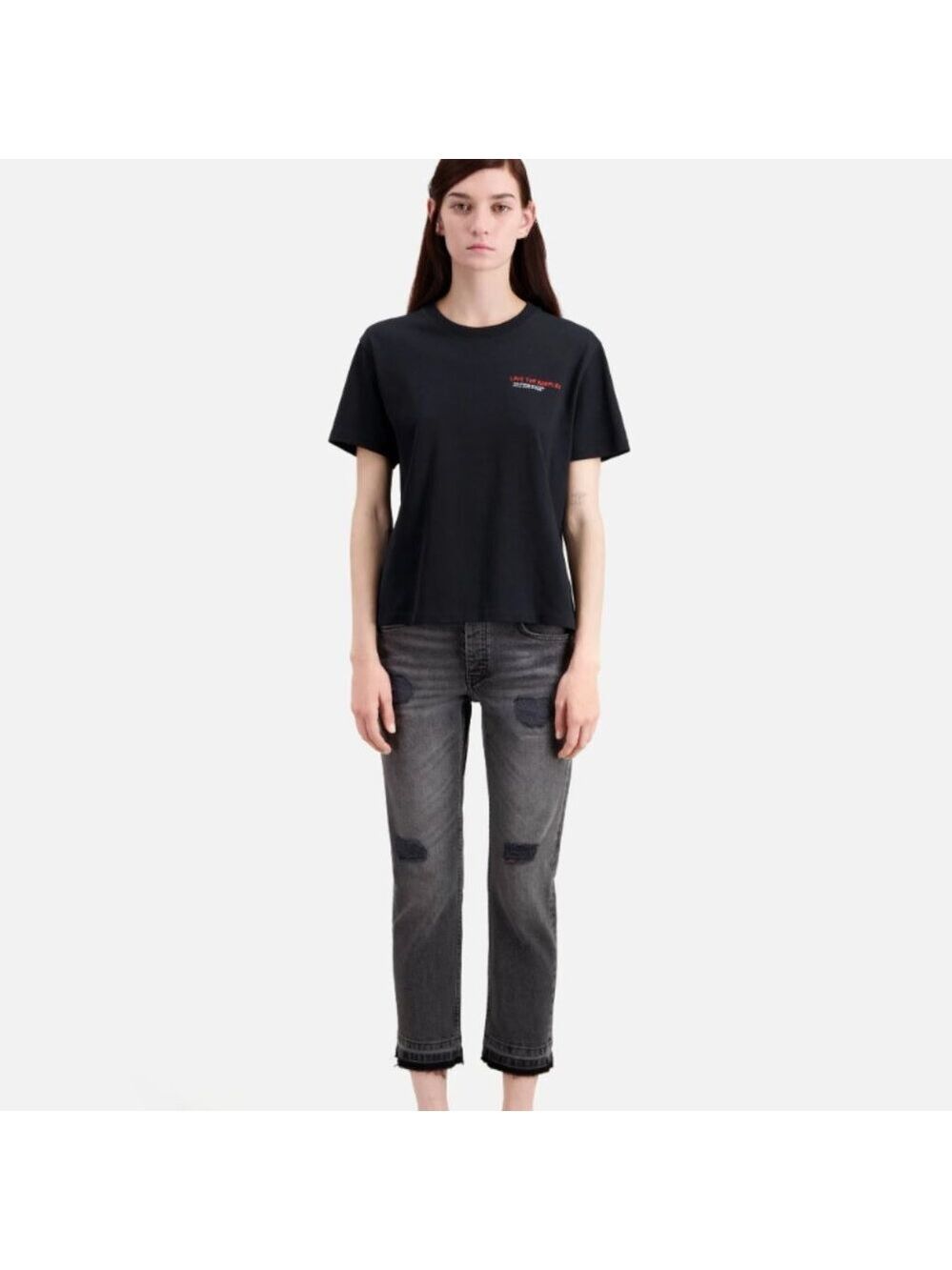 *The Kooples “I Love Kooples” Black Graphic T-Shirt | Size XXL | Slim Fit NWT